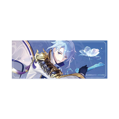 Genshin Impact Kamisato Ayato holographic ticket from Offline Event Series foil collectible design