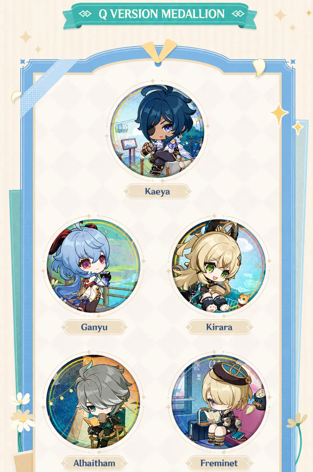 Genshin Impact chibi plush pillow display soft texture and character design showcase