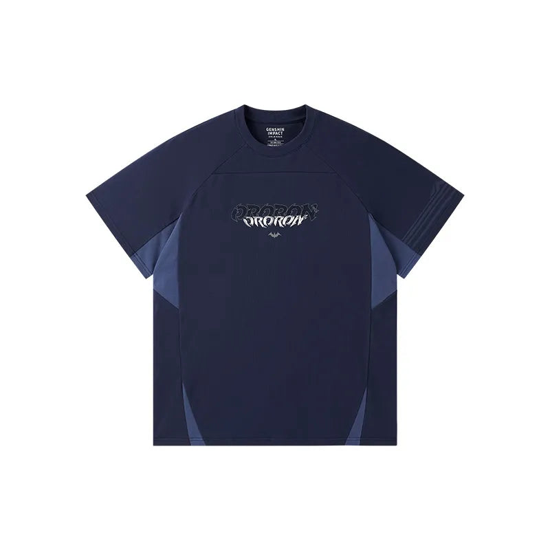 Genshin Impact Ororon T Shirt Front and Back View on White Background
