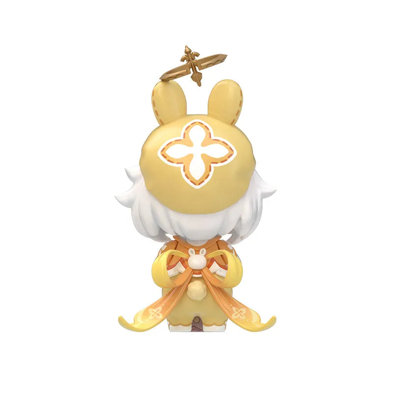 Back view of Paimon Little Moon Rabbit Figure