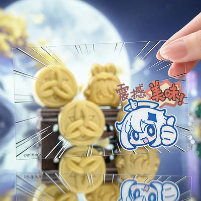 Paimon Little Moon Rabbit gift box with character-themed pastries and collectibles