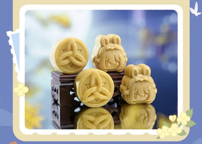 Paimon Little Moon Rabbit gift box and collectible set details
