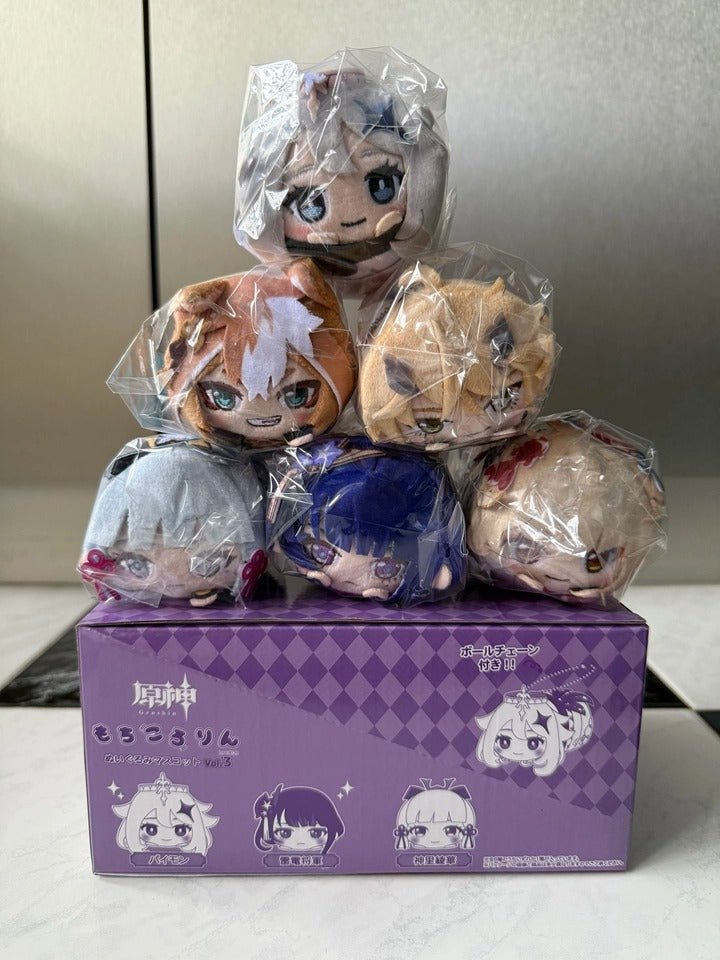 Genshin Impact Caja Sorpresa Peluche Vol.3 Llavero Set