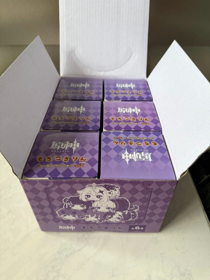 Genshin Impact Caja Sorpresa Peluche Vol.3 Llavero Set