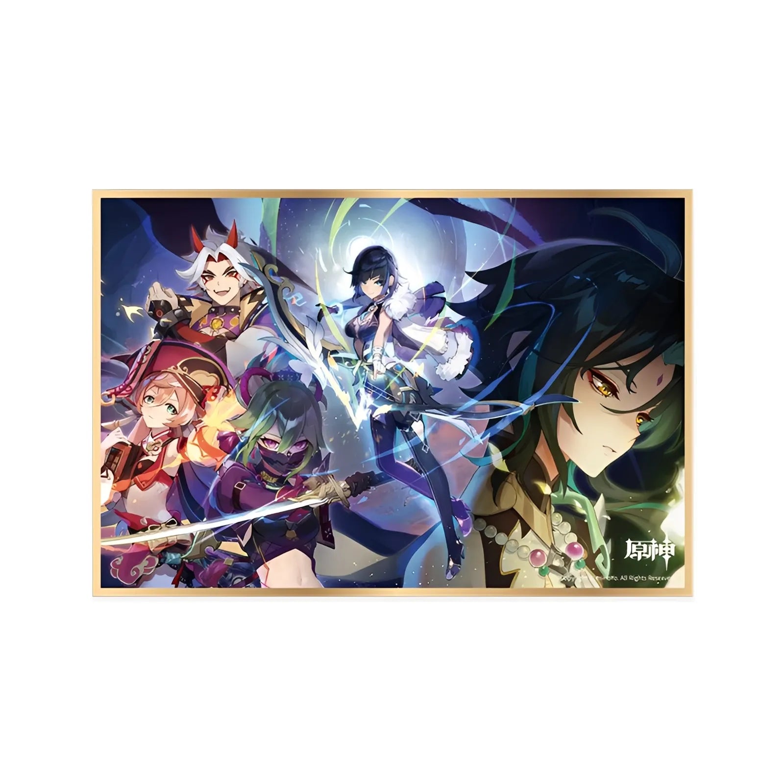 Genshin Impact Poem of Burning Soul illustration art card
