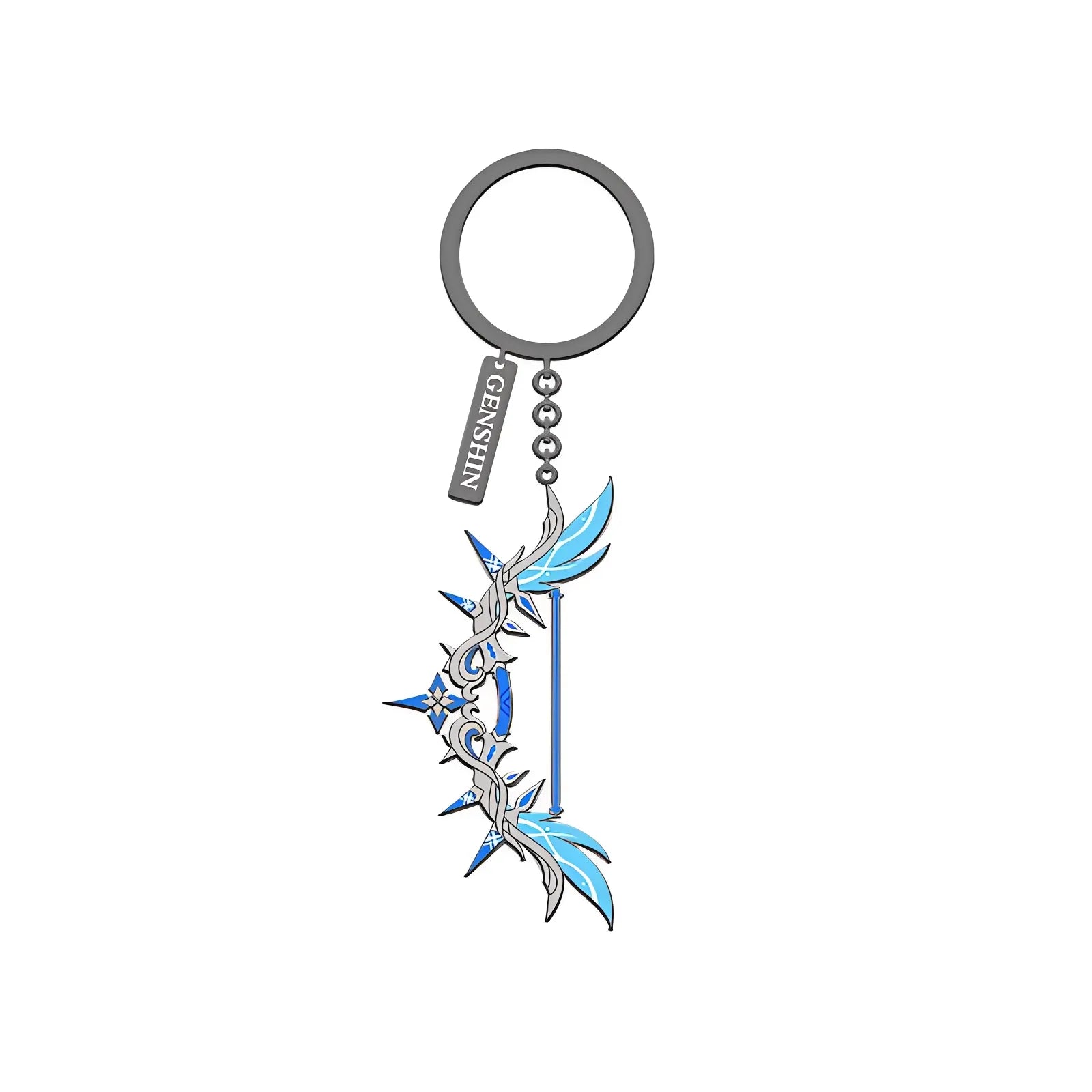 Genshin Impact Polar Star weapon metal charm keychain Divine Casting series