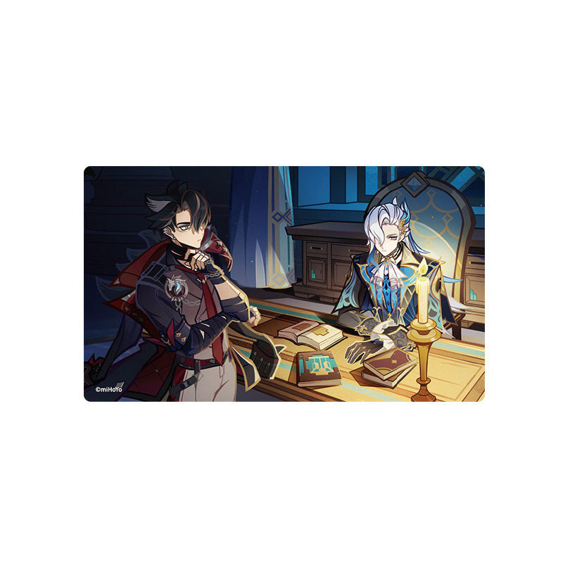 Genshin Impact PET transparent card Neuvillette character illustration elegant design