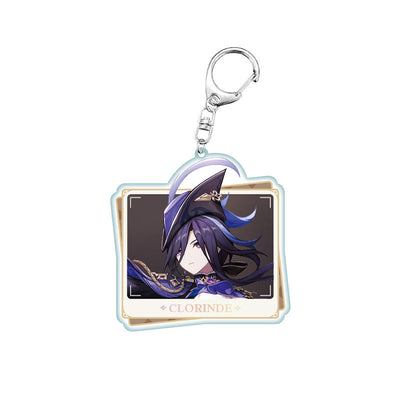 Genshin Impact PV Series acrylic keychain featuring Clorinde character design