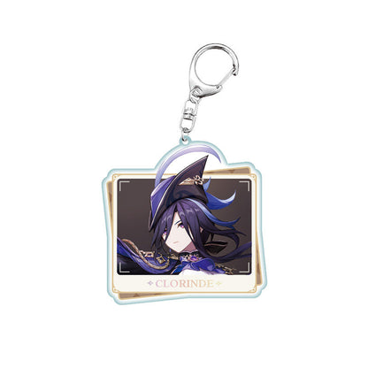 Genshin Impact PV Series acrylic keychain featuring Clorinde character design