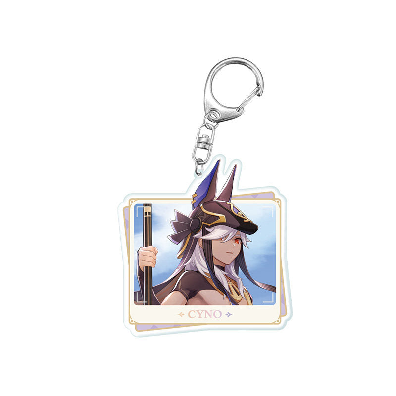 Genshin Impact PV Series acrylic keychain featuring Cyno character design