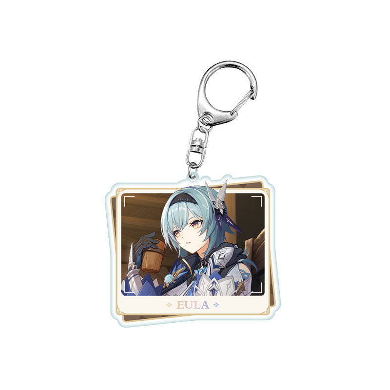 Genshin Impact PV Series acrylic keychain featuring Eula character design