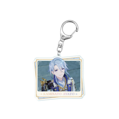 Genshin Impact PV Series acrylic keychain featuring Kamisato Ayato character design