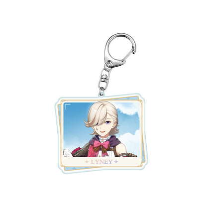 Genshin Impact PV Series acrylic keychain featuring Lyney character design