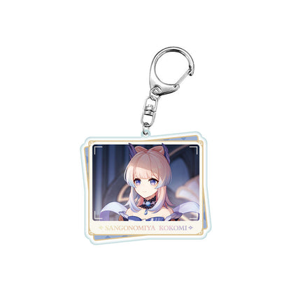 Genshin Impact PV Series acrylic keychain featuring Sangonomiya Kokomi character design