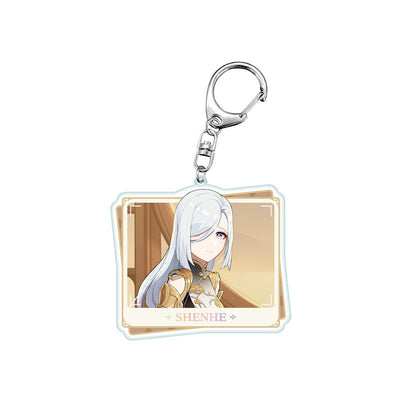 Genshin Impact PV Series acrylic keychain featuring Shenhe character design