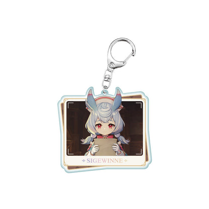 Genshin Impact PV Series acrylic keychain featuring Sigewinne character design