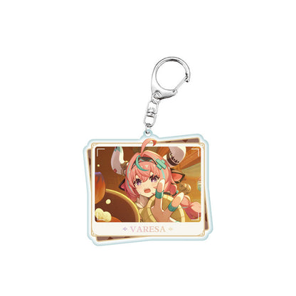 Genshin Impact PV Series acrylic keychain featuring Varesa character design