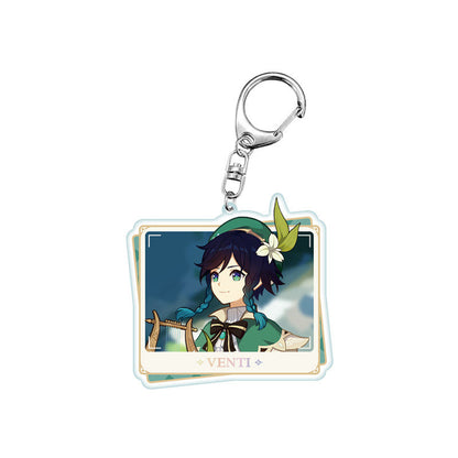 Genshin Impact PV Series acrylic keychain featuring Venti character design