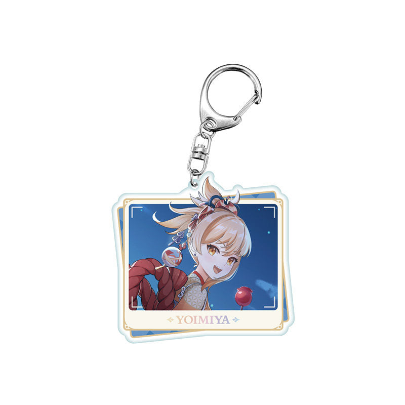 Genshin Impact PV Series acrylic keychain featuring Yoimiya character design