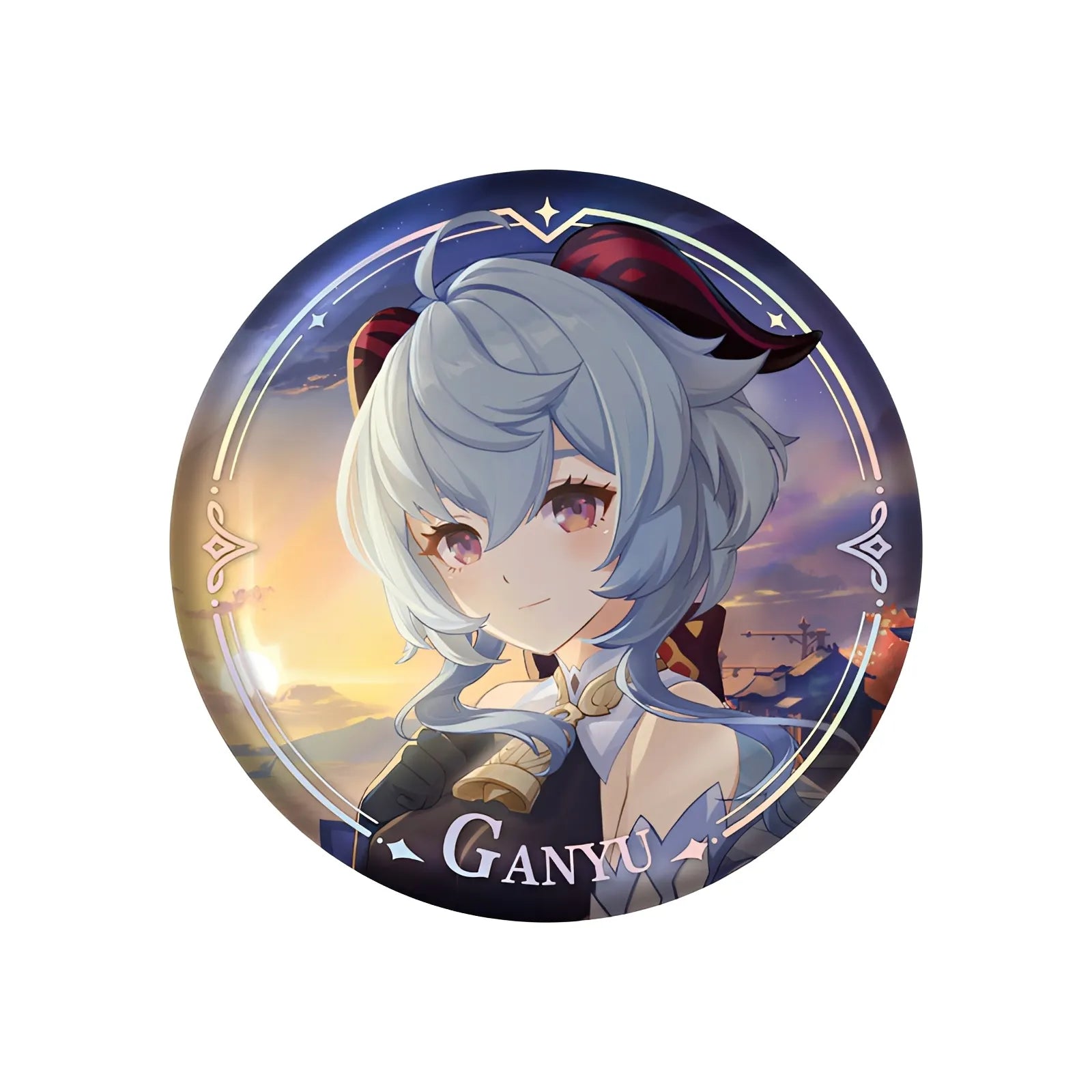 Genshin Impact PV Series badge featuring Ganyu character design