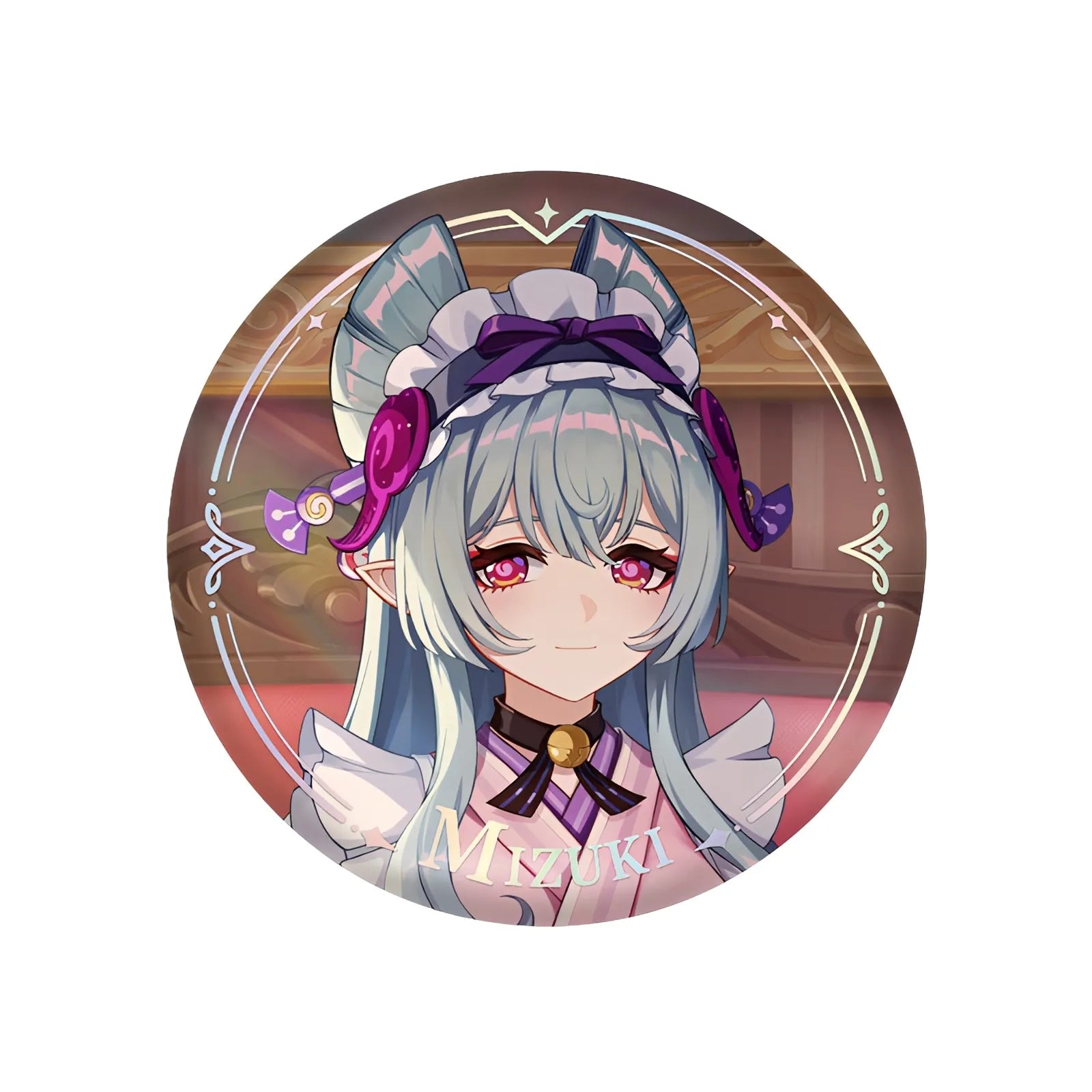 Genshin Impact PV Series badge featuring Yumemizuki Mizuki character design