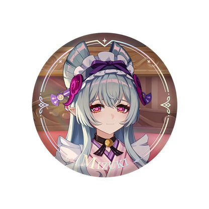 Genshin Impact PV Series badge featuring Yumemizuki Mizuki character design
