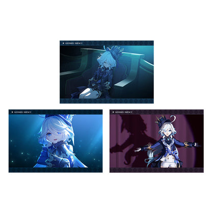 Genshin Impact PV Series photo cards featuring Furina character artwork