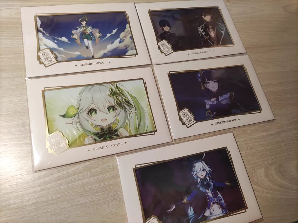 Genshin Impact PV Serie Fotokarten & Album – Hu Tao, Ayaka & mehr