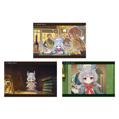 Genshin Impact PV Series photo cards featuring Sigewinne character artwork