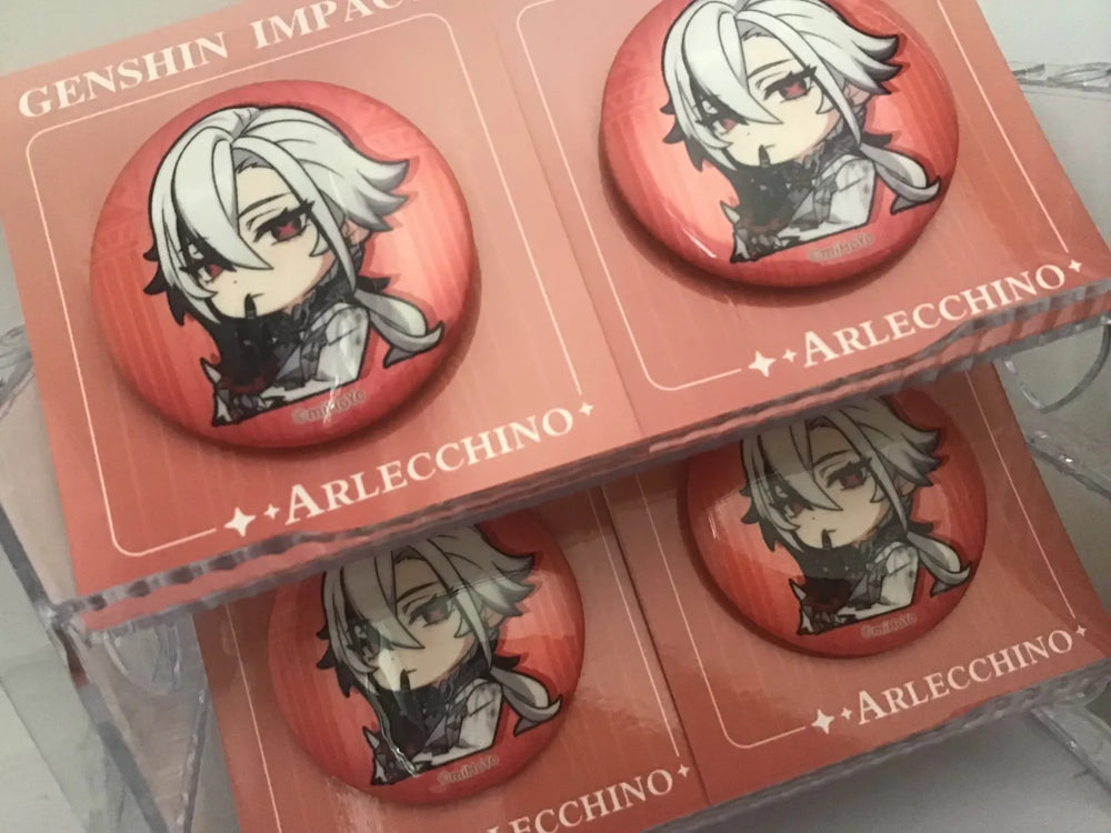 Genshin Impact Insignias Fatui Estilo Q Colección