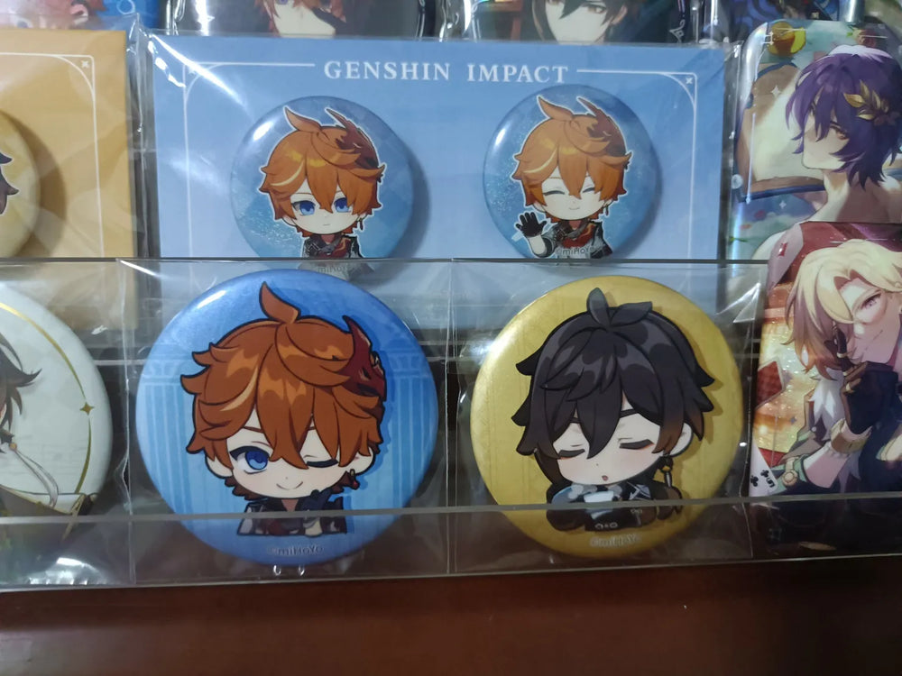 Genshin Impact Insignias Fatui Estilo Q Colección