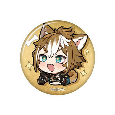 Genshin Impact Q Version Expression Badge Series Inazuma Gorou chibi badge pearl gloss finish