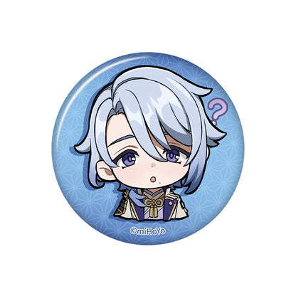 Genshin Impact Q Version Expression Badge Series Inazuma Kamisato Ayato chibi badge pearl gloss finish