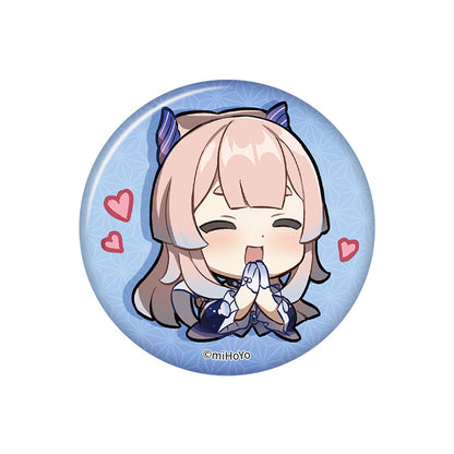Genshin Impact Q Version Expression Badge Series Inazuma Sangonomiya Kokomi chibi badge pearl gloss finish