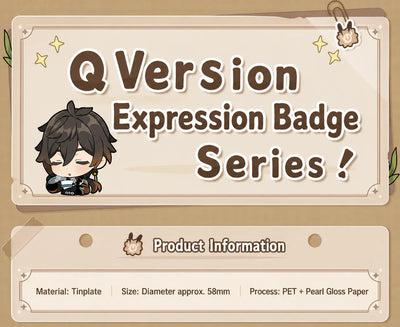 Genshin Impact Q Version Expression Badge Series Liyue character badge display overview