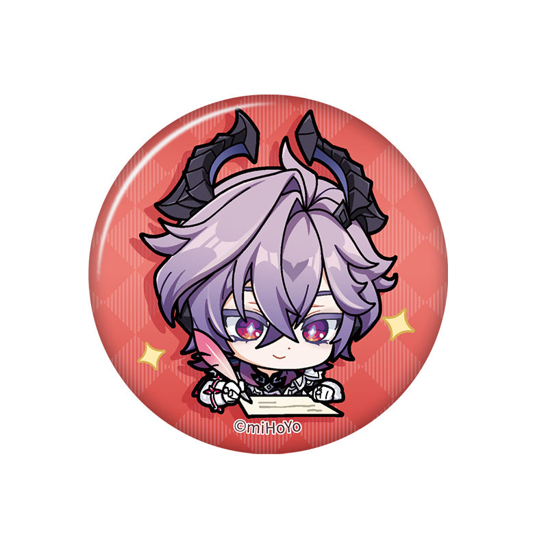 Genshin Impact Q Version Expression Badge Series Mondstadt Durin chibi badge pearl gloss finish