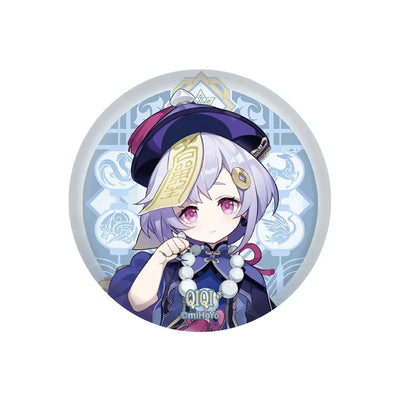 Genshin Impact Qiqi Character Badge Liyue Harbor Series Collectible Pin