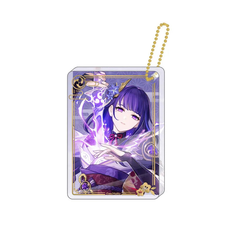 Genshin Impact Raiden Shogun thick acrylic keychain