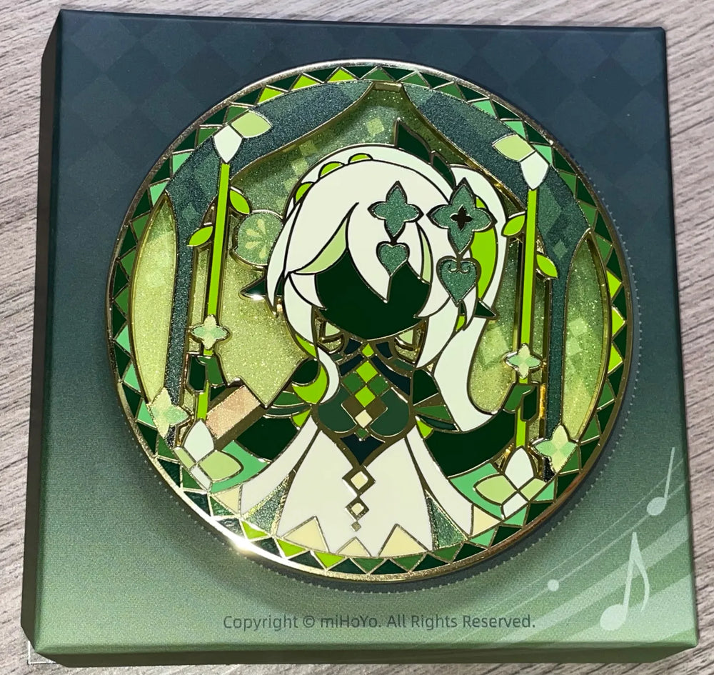 Genshin Impact Rainbow Invitation Série Badge Métallique