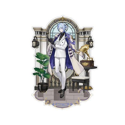 Kamisato Ayato scene combination acrylic stand from the Resplendent Feast series featuring elegant indoor display background details