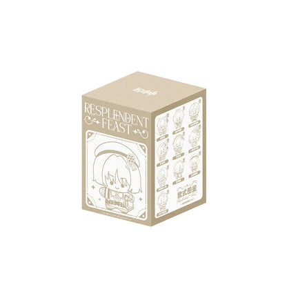 Genshin Impact Resplendent Feast single plush keychain blind box packaging