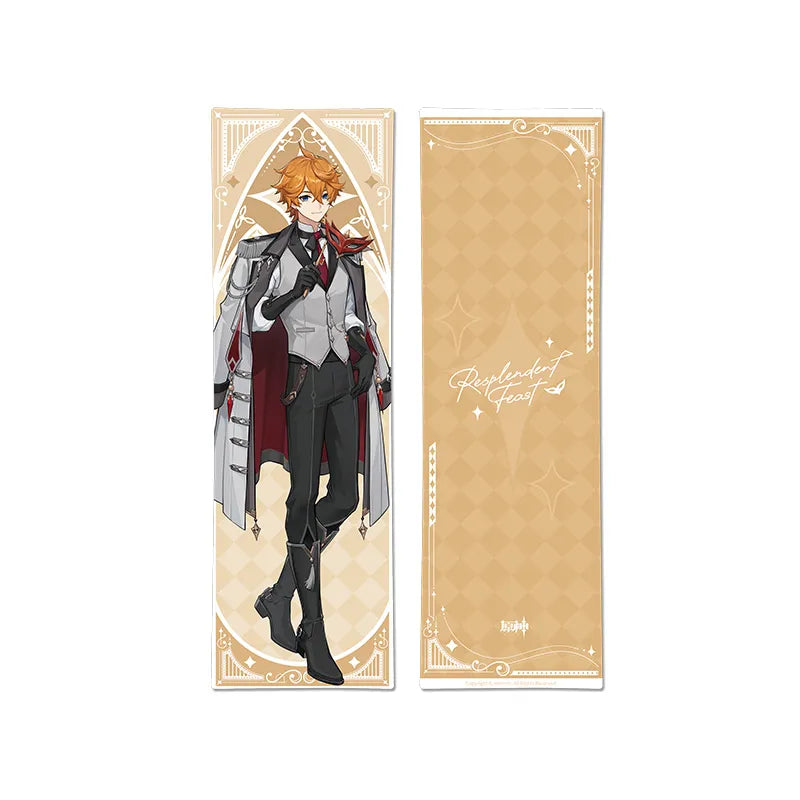 Genshin Tartaglia Resplendent Feast character body pillow featuring refined banquet themed outfit and full body artwork
