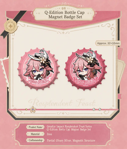 Genshin Impact Resplendent Feast Yae Miko chain storage bag accessory organizer details