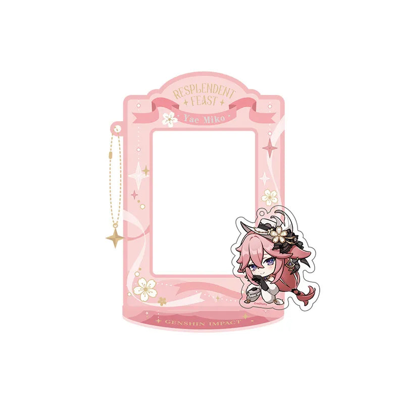 Genshin Impact Resplendent Feast Yae Miko magnetic acrylic photo frame stand