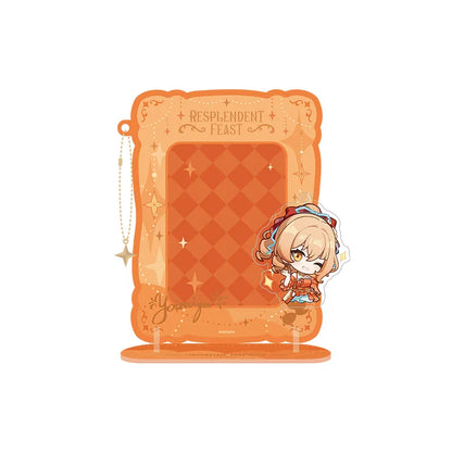 Genshin Impact Yoimiya Resplendent Feast chibi magnetic acrylic photo frame stand merch