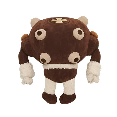 Genshin Impact Ruin Guard plush toy back view showing soft fabric and round body design