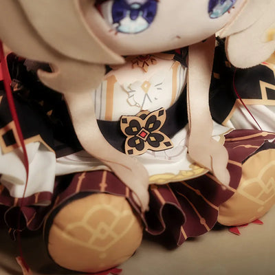 Genshin Impact Sandrone plush doll displayed in sitting pose