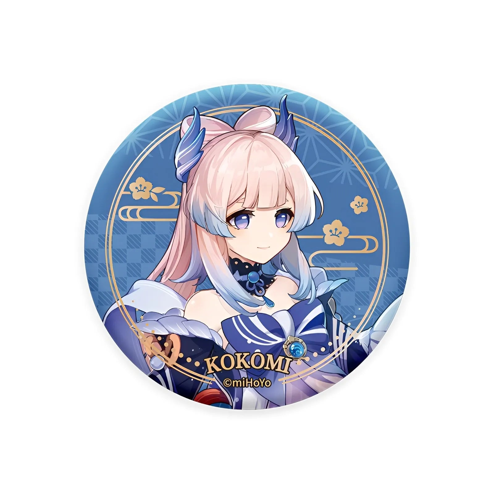 Genshin Impact Sangonomiya Kokomi Inazuma character badge collectible anime pin
