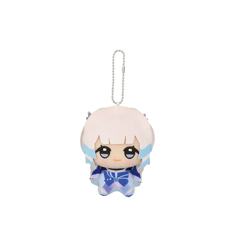Genshin Impact Sangonomiya Kokomi Little Valley plush keychain with soft pastel plush details