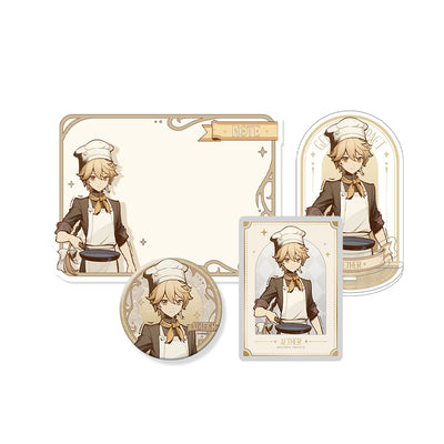Genshin Shadows Amidst Snow Series Aether Version A merchandise set with collection card official merchandise